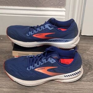 Brooks Ravenna 11 Road Running Shoes Sneakers Blue Orange Women's Size 8.5